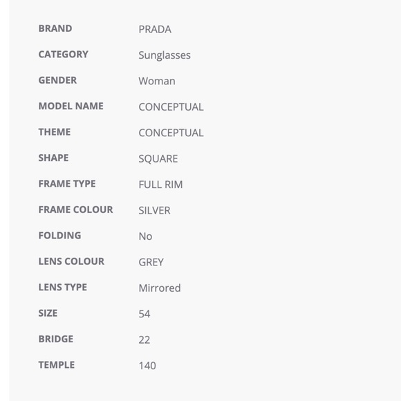 PRADA SUNGLASSES -NWT Full Inclusion - Picture 9 of 10